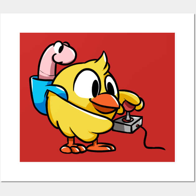 Chicken Wiggle PLAY Wall Art by jwatsham